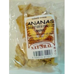 Ananas - sušený nepřislazovaný 100g