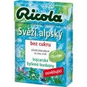 Bonbóny RICOLA Svěží alpský 40g bez přidaného cukru