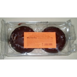 Montánky bezl. s pomeranč. nápl. v čokol. 65g MOPEKA