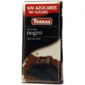 Hořká čokoláda 52% bez cukru 75g TORRAS