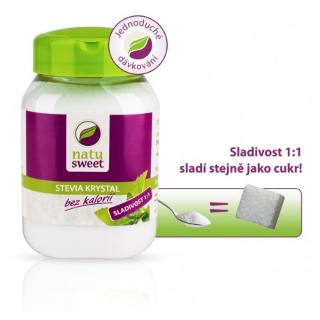 Natusweet STEVIA KRISTALLE 400 g sladivost 1:1