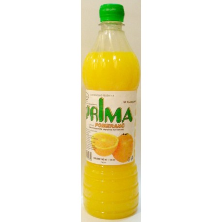 Šťáva – pomerančová PRIMA se sladidlem