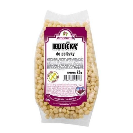 Kuličky do polévky 75g bez lepku Amaranth Life