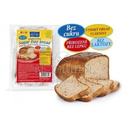 Chléb vícezrnný - bez cukru, bez lepku 350g BEZGLUTEN