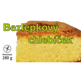 Bezlepkový chlebíček piškotový 280g Medánek