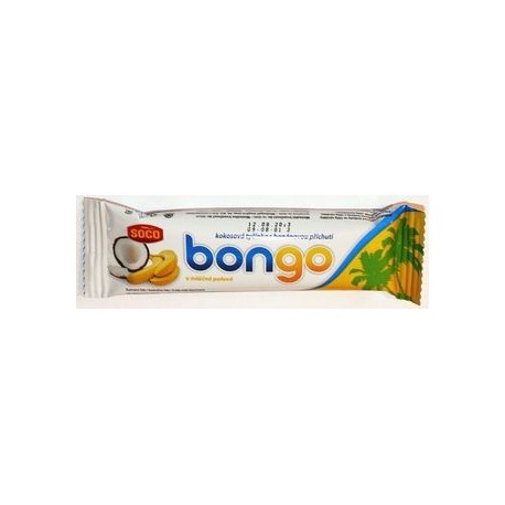 Bongo banán 40g - kokosová tyčinka s banánovou příchutí v