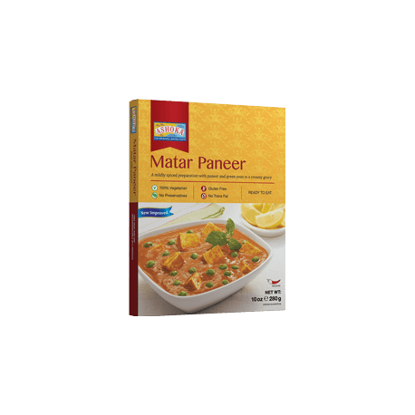 Indický domácí sýr s hráškem (Matar Paneer TOFU) 280g Ashoka