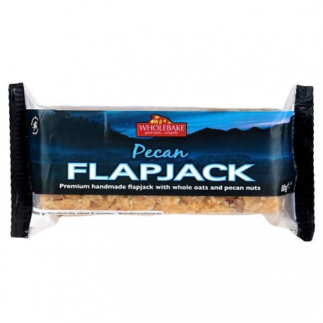 Flapjack ovesný pekan bezlepkový 80 g WHOLEBAKE