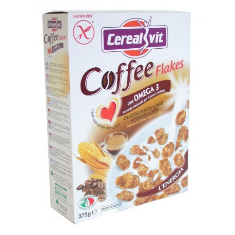 Cerealvit - Kukuřičné lupínky máčené v kávě s Omega 3 (375 g)