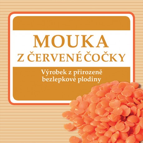 Mouka z červené čočky 250 g ADVENI