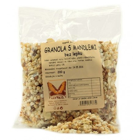 Granola s mandlemi 200g Natural