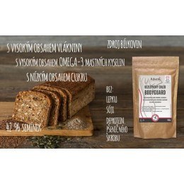 Bezlepkový chléb BODYGUARD s proteiny a vlákninou 450g Adveni