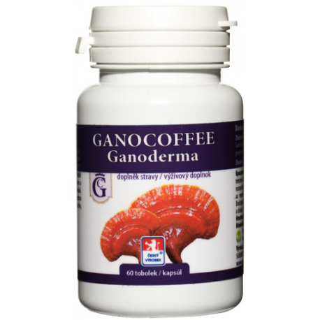 Ganoderma (Reishi, Lesklokorka lesklá) - kapsle 60 tbl