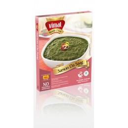 Listy hořčice ve špenátovém krému s cibulí a kořením (Sarson Da Saag) 300g VIMAL