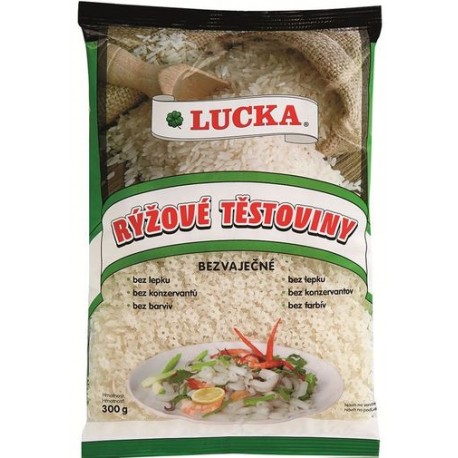 Rýžové těstoviny - polévkové hvězdičky 300g LUCKA