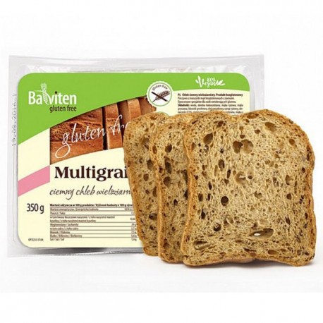 Chléb tmavý vícezrnný, bez lepku, 350g Balviten
