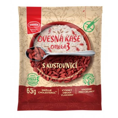 Ovesná kaše omega3 s kustovnicí bez lepku 65 g SEMIX