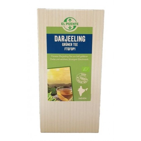 Sypaný zelený čaj Darjeeling BIO 100 g El Puente