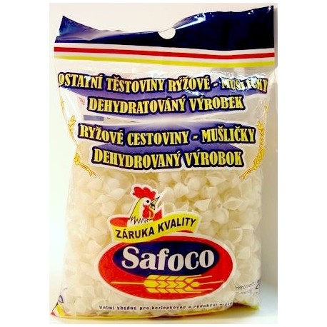 Rýžové mušličky 200g bezlepkové Safoco