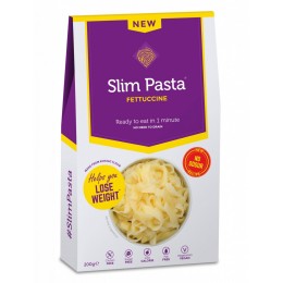 Slim Pasta Fettuccine - nudle ve tvaru fetučíne - bez nálevu a aroma 200g (35 kcal, 8 g sacharidů)