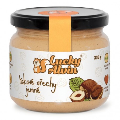 Lískooříškový krém jemný 330g Lucky Alvin