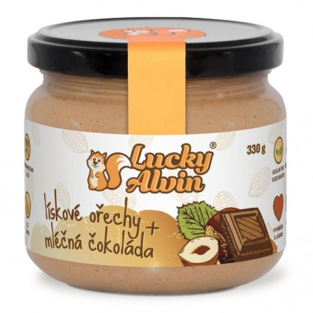 Lískooříškový krém jemný 330g Lucky Alvin