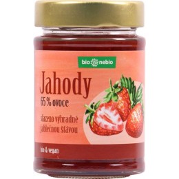 Bio Jahody - pomazánka s jablečnou šťávou bez sacharózy 200 g