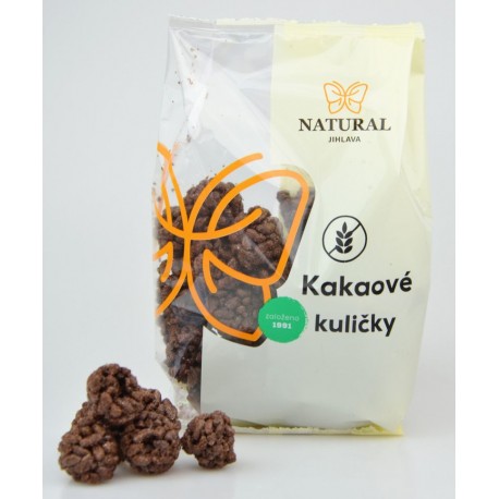 Kakaové kuličky bez lepku - Natural 150g