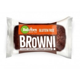 Browni kakaové s kousky čokolády, bez lepku, 65g Balviten