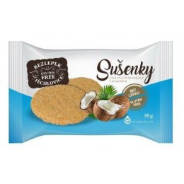 Sušenky jáhlovo-pohankové s kokosem bez lepku 50g PERNÍK