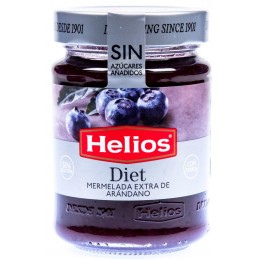 Borůvkový džem bez přidaného cukru se sladidlem 280g HELIOS