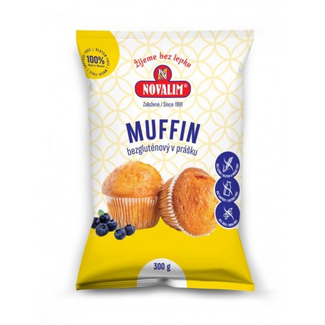 MUFFIN bezlepkový v prášku 330g, Novalim