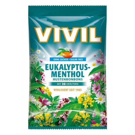 Bonbóny bez cukru - Vivil - 20 bylin 60g