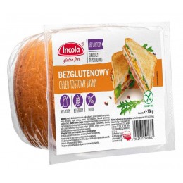 Chléb toastový bílý bez lepku 200g INCOLA