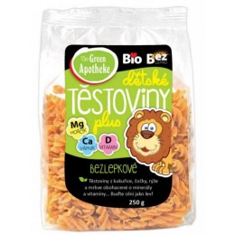 Těstoviny Dětské bezlepkové LEV BIO 250g bez lepku Apotheke