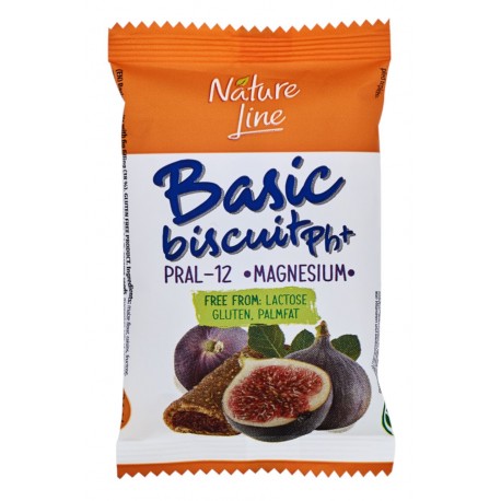 Basic biscuit - sušenky plněné fíkovou náplní bez lepku - Nature Line 50g