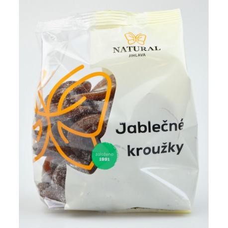 Jablečné kroužky bez lepku - Natural 50g