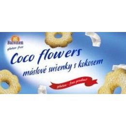 Sušenky kokosové - Coco flowers - 120g, bez lepku BALVITEN