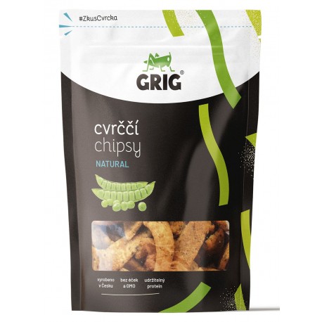 Cvrččí chipsy NATURAL - GRIG 70g