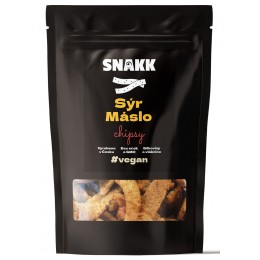 Luštěninové chipsy SÝR MÁSLO - vegan - SNAKK 70g