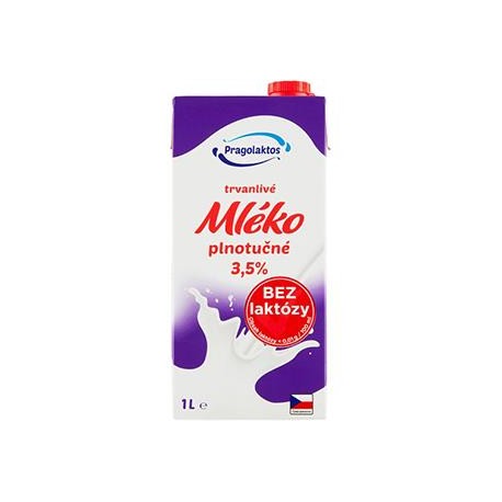 Bezlepkové mléko bez laktózy 1,5% tuku
