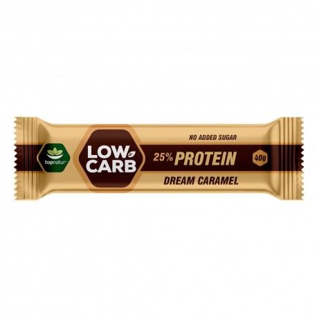 LOW CARB proteinová tyčinka karamel 40g Topnatur