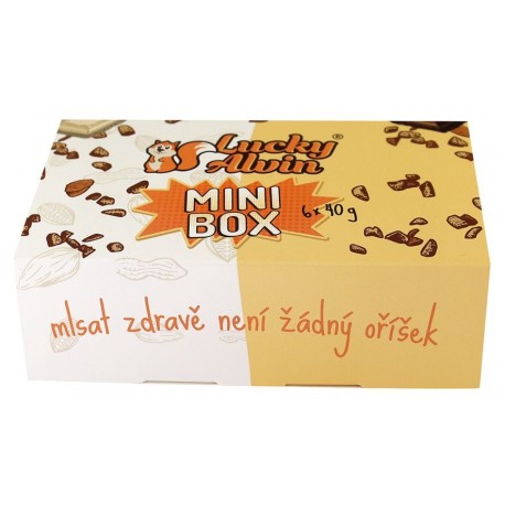 Mini Box ořechových krémů (6x40g) Lucky Alvin