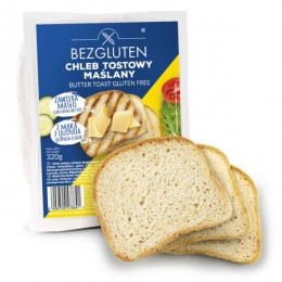 Chléb toastový máslový, bez lepku 320g BEZGLUTEN