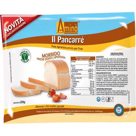 Amino PKU - Chléb toustový Il Pancare 250g