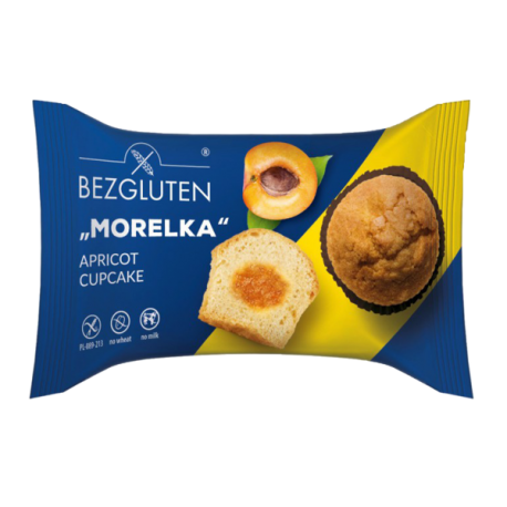 Muffin meruňka, bez lepku, 60g BEZGLUTEN