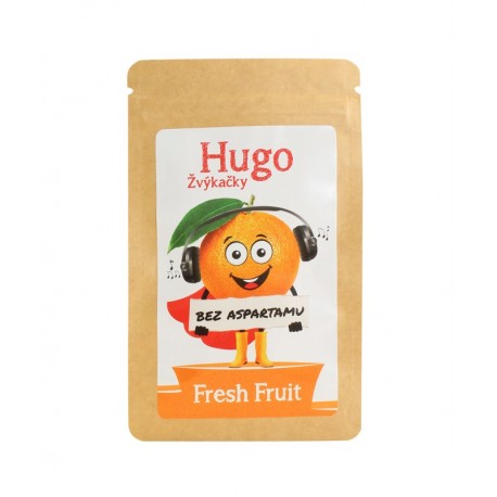 Žvýkačky FRESH FRUIT bez aspartamu s xylitolem 45g/30ks Hugo