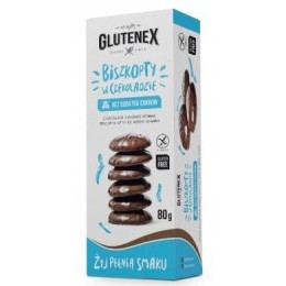 Piškoty v čokoládě 80g - bez lepku a bez cukru Glutenex