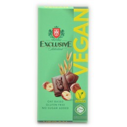 Čokoláda exclusive s lískovými ořechy bez přidaného cukru bez mléka - VEGAN - TAITAU 90g