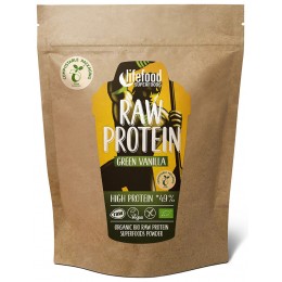 Bio raw protein vanilkový s mladým ječmenem Lifefood 450 g